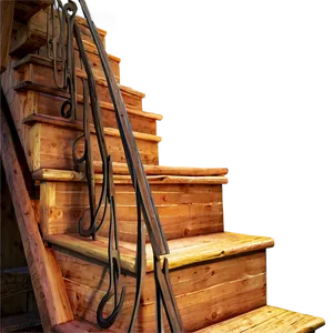 Rustic Staircase PNG 46