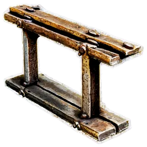 Rustic Steel Beam Png 06282024 PNG image