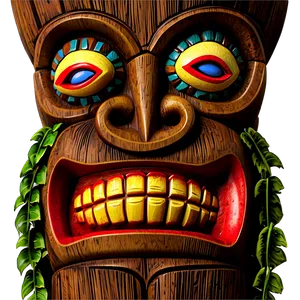 Rustic Tiki Sculpture Png Lnr92 PNG image