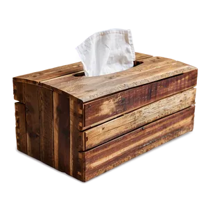 Rustic Tissue Box PNG Fvv60
