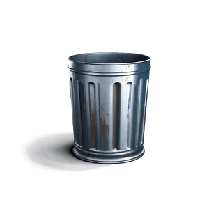 Rustic Trash Bin Rendering Png Vey PNG image