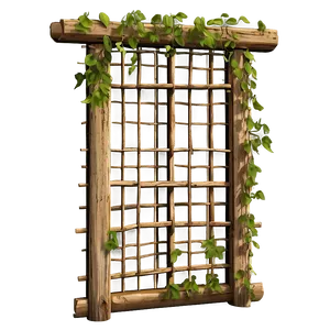 Rustic Trellis For Vines Png 92 PNG image