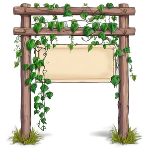 Rustic Trellis For Vines Png Has PNG image