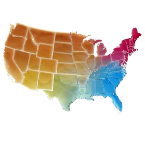 Rustic Usa Map PNG Qnw34