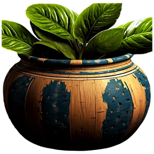 Rustic Vase PNG 05252024 PNG