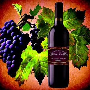 Rustic Vineyard Wine Label Png Xcd35 PNG image