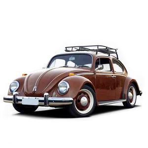 Rustic Volkswagen Beetle Adventure PNG 06292024