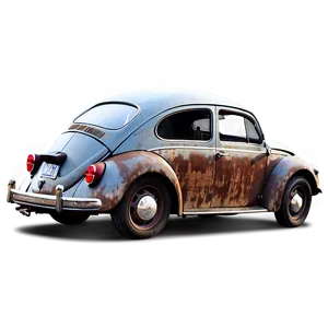 Rustic Volkswagen Beetle Adventure PNG 63