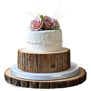 Rustic Wedding Cake PNG Hps62 PNG