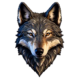Rustic Wolf Head Farmhouse Decor PNG 65 PNG