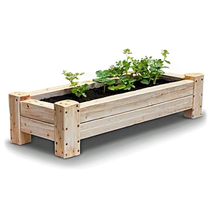 Rustic Wood Planter Box PNG Ftv72 PNG