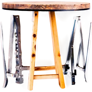 Rustic Wooden Furniture PNG 05242024