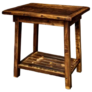 Rustic Wooden Furniture PNG 05242024
