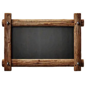 Rustic Wooden Pin Board Png 06272024 PNG image