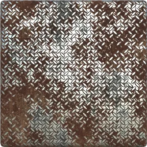 Rusty Diamond Plate Texture