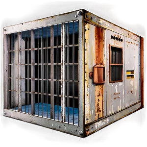 Rusty Prison Cell Png Gss PNG image