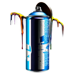 Rusty Spray Paint Can PNG 05252024