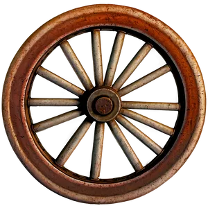 Rusty Wagon Wheel Texture PNG 43