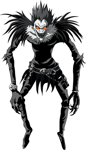 Ryuk Death Note Anime Character PNG image