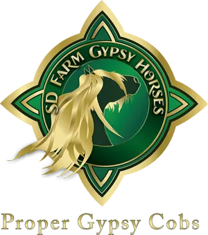 S D Farm Gypsy Horses Logo PNG