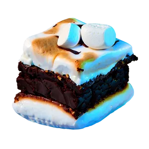 S'mores Brownie Creation PNG 06122024