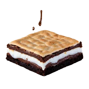 S'mores Brownie Creation PNG 06122024