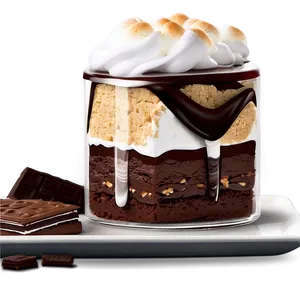 S'mores Brownie Creation PNG Cjw