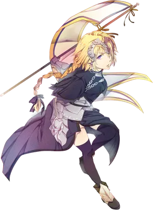 Saber Archer Hybrid Anime Character PNG image