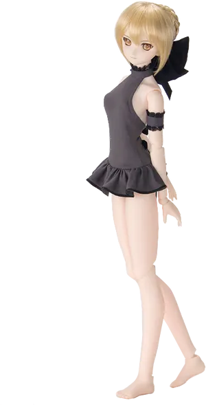 Saber Black Dress Figure PNG image