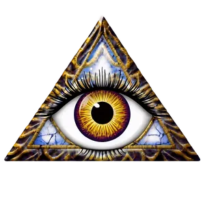 Sacred All Seeing Eye Illustration Png Tmr27 PNG image