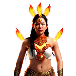 Sacred Flame Goddess PNG 1 PNG