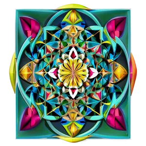Sacred Geometry Flower Patterns PNG Thc