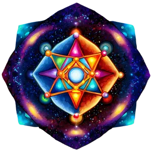 Sacred Geometry Galaxy Design Png 06252024 PNG image