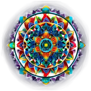 Sacred Geometry Mandala Png 06252024 PNG image