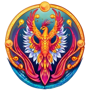 Sacred Geometry Phoenix Design PNG Ppw64