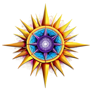 Sacred Geometry Sun Design Png Oos PNG image