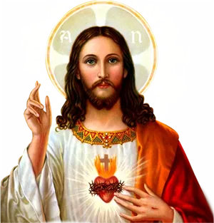 Sacred Heartof Jesus Icon PNG image