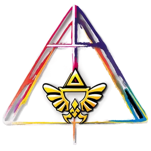 Sacred Triforce Illustration PNG 42