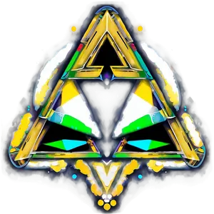 Sacred Triforce Illustration PNG Xfb51
