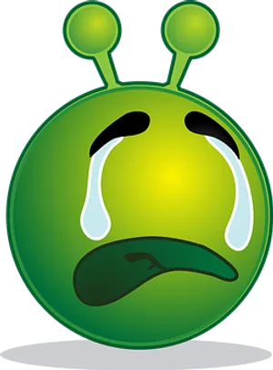 Sad Alien Emoji