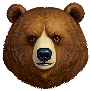 Sad Bear Face PNG 88 PNG
