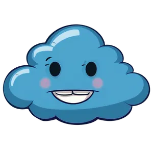 Sad Cartoon Cloud PNG 24 PNG
