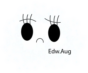 Sad_ Cartoon_ Cloud_ Vector PNG image