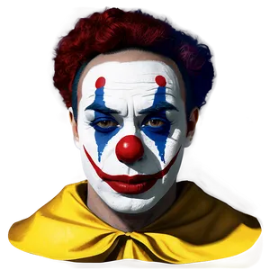 Sad Clown Portrait PNG 49