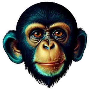 Sad Monkey Face Emotion PNG Wip PNG