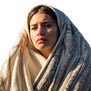 Sad Person In Blanket Png Mwp PNG image