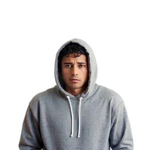 Sad Person In Hoodie PNG 38