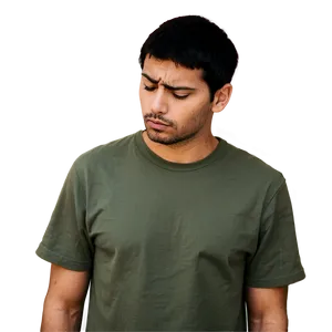 Sad Person Looking Down PNG 80 PNG