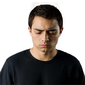 Sad Person Looking Down PNG Dsq PNG
