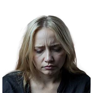 Sad Person With Dark Clouds PNG Kii17 PNG